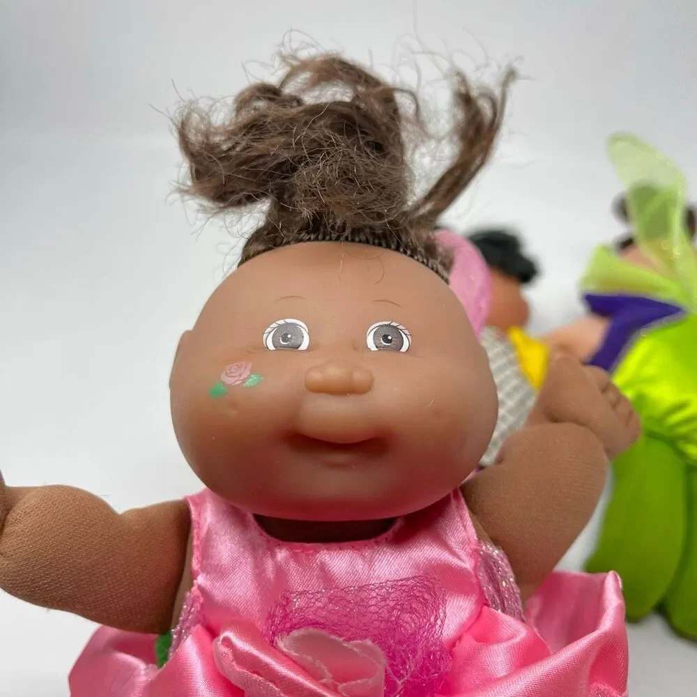Cabbage Patch Kids Rose Garden Fairy Kayly Iris & Brandi Rose Lot of 3 Dolls 8”